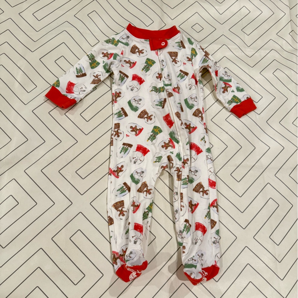 Burts Bees Baby Snow Globe Footie Pajama